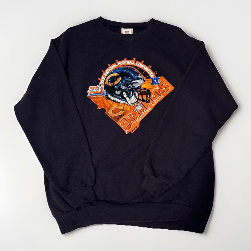 NFL Chicago Bears 2006 National Conference Champions Sweatshirt Vintage